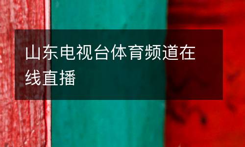 山東電視臺(tái)體育頻道在線直播
